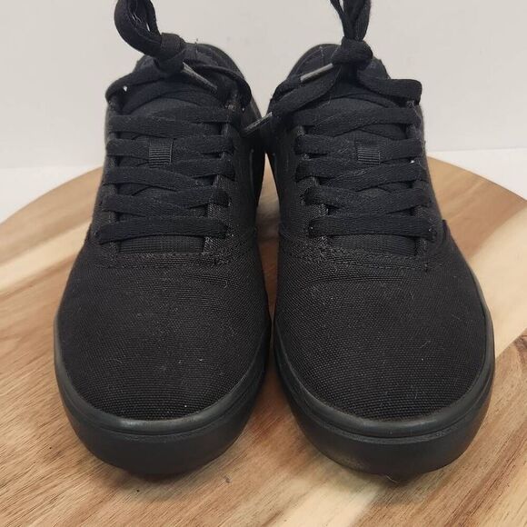 Nike SB Check Solarsoft Canvas shoes Women's Size 8, 921463-001 "Triple Black" - Picture 2 of 10